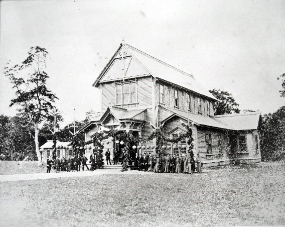 札幌博物場の開業式　1882年